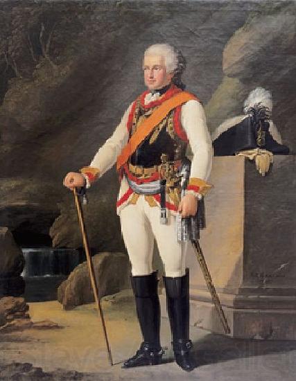 Georg Melchior Kraus Portrait of Charles Augustus France oil painting art